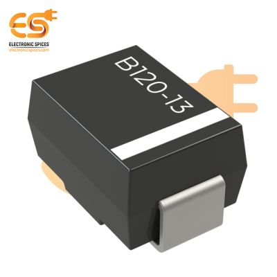 B120-13 20V 1A Surface Mount SMA Schottky Barrier Rectifier Diode DO-214AC